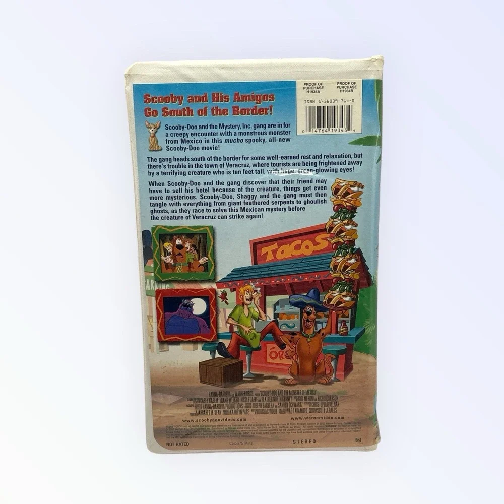 Scooby-Doo!‎ And The Monster of Mexico VHS 2003 Animated Warner Bros.